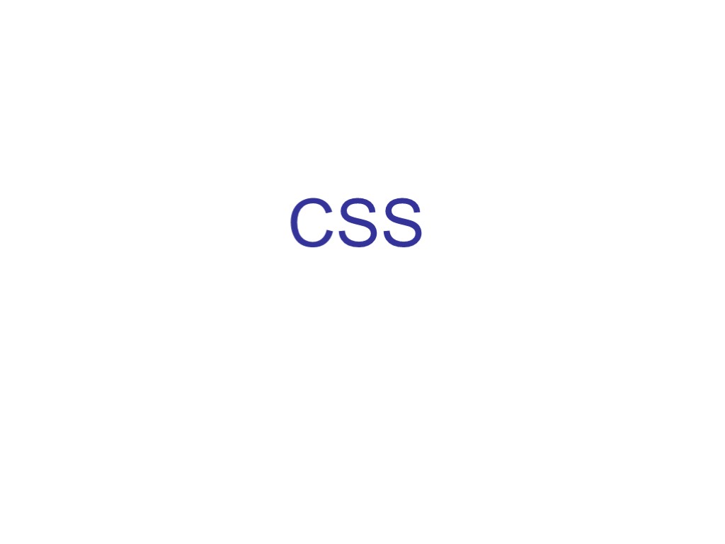 CSS